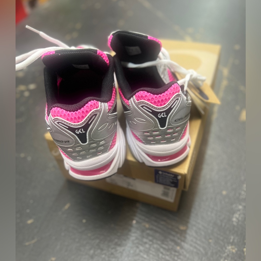 ASICS Gel Kayano 14 Pink Glo Black Sneakers - Picture 9 of 11